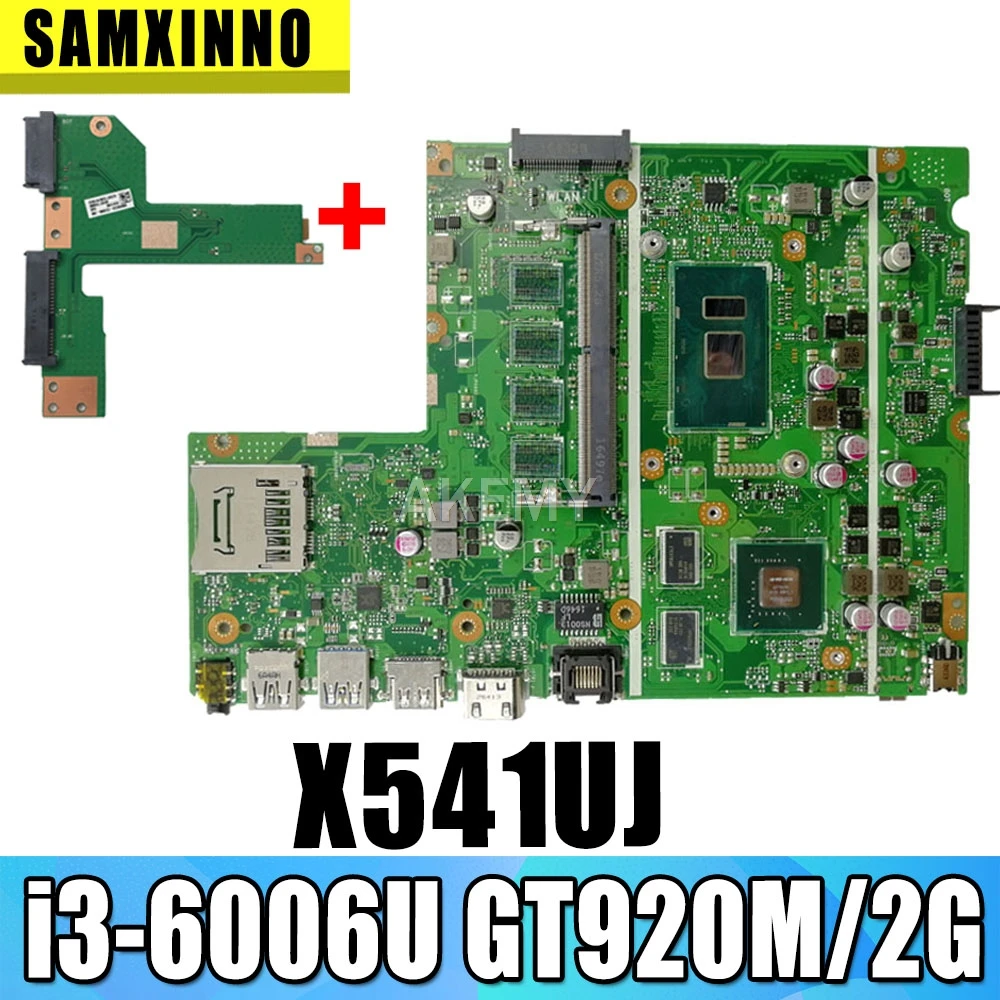 Материнская плата X541UVK X541UJ материнская I3-6006U/AS GT920M/V2G для For Asus X541UV X541U F541U ноутбука