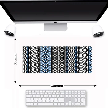 

800*300mm Retro Style Gaming Persian Carpet Mouse Pad Woven Rug Laptop Carpet Anti-slip Mousepad Decor Craft Table Mice Mat Pad