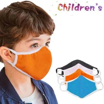

1/4 Pcs Kids Washable Face Mask Reusable Windproof Foggy Haze Pollution Cotton Mouth Cover Mascarilla Mascherina Maschere