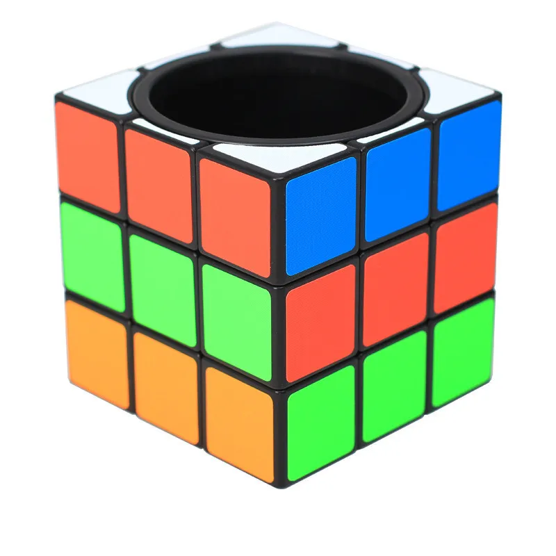 Penholder Zcube 3x3x3 ручка-держатель сберегательный бак волшебный куб безопасный АБС-пластик Профессиональный 3x3 ультра-Гладкий скоростной куб-головоломка детские игрушки подарок - Цвет: Penholder