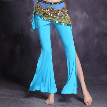 

New One Piece Tights Indian Pants Belly Dance 2019 Open Trouser Oriental Bellydance Practice Wear Belly Dance Costume BL2333