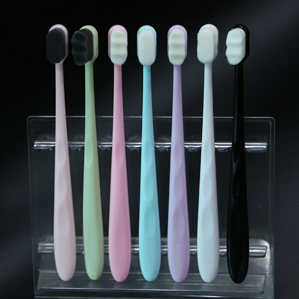 

6 Styles Ultra-fine Bristles Toothbrushes Environmentally Safe Material Oral Care Tools High Quality Non-slip Toothbrush Holder