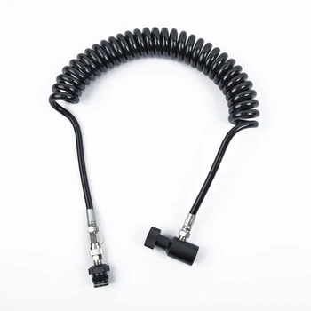 

1pcs Remote Thick Hose Quick Release Heavy Duty Coiled HPA CO2 ALL Paintball Tank New Brand New