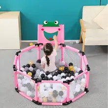 Детский игровой домик, детский манеж, забор, детский шатер шар бассейн, складной, крытый, открытый, для малышей, игровая игрушка, бассейн, палатка, 110x40 см