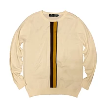 Полипропиленовый пакет для упаковки! брендовая одежда осень-зима мужские вязаные свитера в полоску пуловеры трикотажные Модные Дизайнерские повседневные мужские Трикотаж