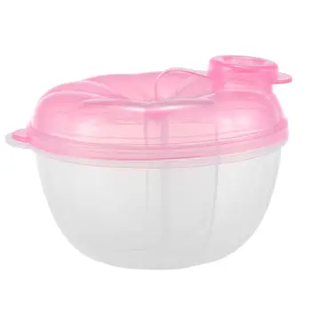 

Formula Dispenser, Non-Spill Baby Milk Powder Dispenser and Snack Cup, Baby Food Storage Container (Pink#1)