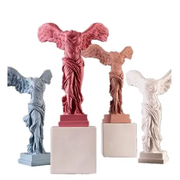 

New 16-55cm Victory Goddess Figure Sculpture Resin Craft Ornaments Home Decoration Abstract Goddess Art Statue Wedding Gifts R76