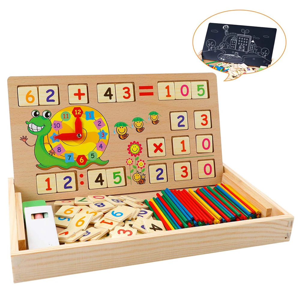 wooden counting blocks for math