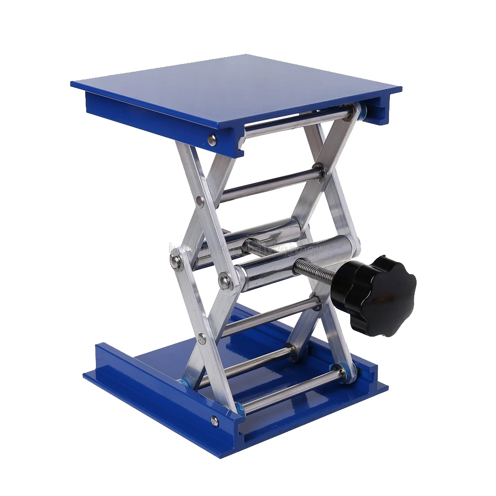 4"x4" Aluminum Router Lift Table Woodworking Engraving Lab Lifting Stand Rack lift platform woodworking lift table