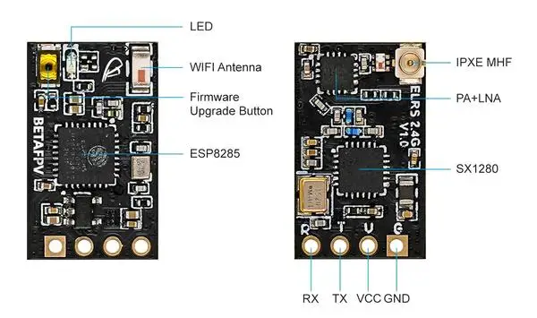 BETAFPV LiteRadio 3/2 SE Radio Transmitter, built-in 1000 mAh 1S battery powers LiteRadio 2 SE .