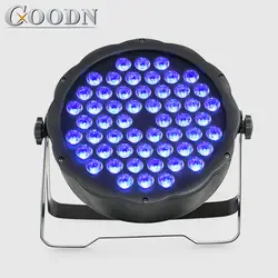 Светодиодный Par огни 54x3W DJ Светодиодный прожектор RGB лампы DMX мыть свет для дискотеки ди-джей эффект для Paty KTV сценическое освещение