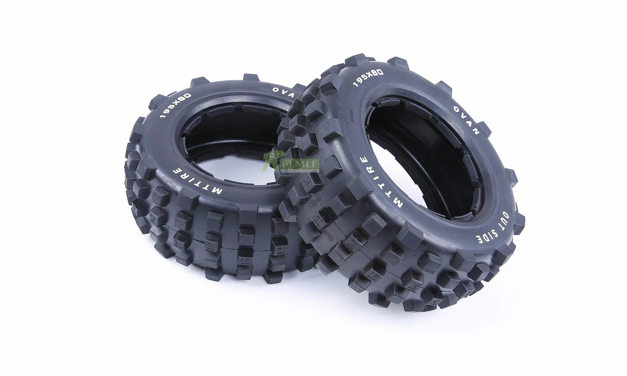 Передние и задние покрышки из кожи набор подходит для 1/5 HPI ROVAN KM BAJA 5T 5SC RC