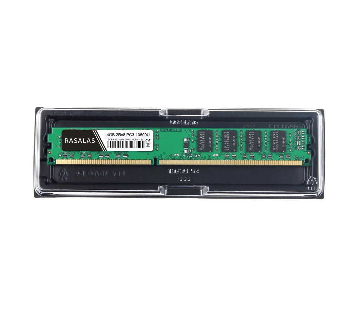 Rasalas 4 Гб DDR3 1600 МГц 1333 PC3 PC3L 12800U PC3-10600U 1,5 V 1,35 V DIMM настольных ПК Оперативная память 240Pin памяти