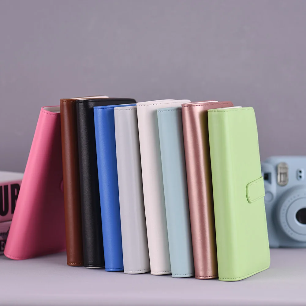 80 карманов мини фотографии альбом 4 цвета для Fujifilm Instax Mini 9 8 7s 70 25 50s цветная пленка фотобумага для подарка на день рождения
