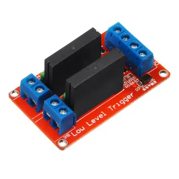 

Two-Way Solid State Relay Module High/Low Level With Fuse Relay Module Signal Trigger Output With Resistive Fuse 240V/2A