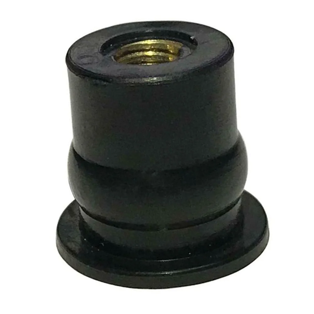 Мотоцикл Хорошо Гайка комплект лобовое стекло латунь+ черный M6x0.8mm Запчасти Замена Хорошо Гайка для ATV