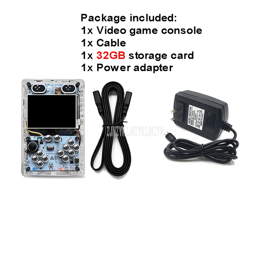 32GB DIY видео игровая консоль 3B+ HDMI выход 3,5 дюймов дисплей экран Портативный Видео игровой автомат плеер 3 USB порт Поддержка Мультиплеер - Цвет: 32GB