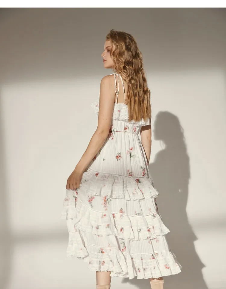 EASYSMALL, женское платье, модное, кантри стиль, свежий цветок, высокое качество, Vestidos, уличная одежда, высокая талия, платья без рукавов