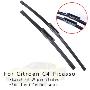 

Front and Rear Wiper Blade For Cars for Citroen C4 Picasso from 2006 2007 2008-2018 windscreen wiper car Accessories wholesale