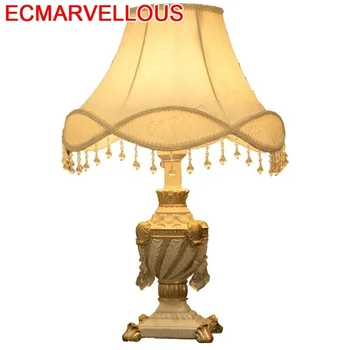 

Home Tafellamp Lampe Chevet Chambre Lampara Dormitorio European Maison Abajur Para Quarto Deco Luminaria Bedside Table Lamp