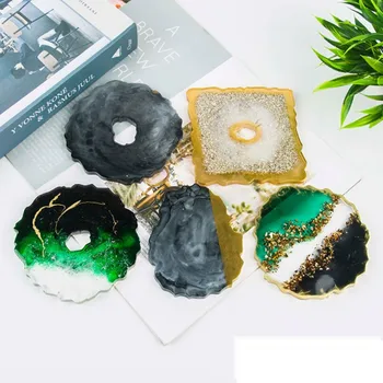 

10 Styles Irregular Wave Coaster Resin Casting Molds Silicone Epoxy Jewelry Pendant Agate Making Mould Tool Home DIY Accessories