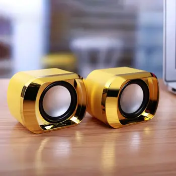

Portable Mini USB Speaker Music Stereo for Computer Desktop PC Laptop Notebook Home Theater Party Loudspeaker with 3.5mm Jack