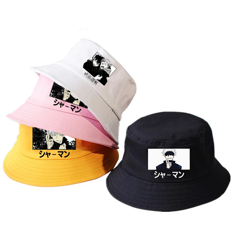 Yuji Itadori Print Bucket Hat Women 