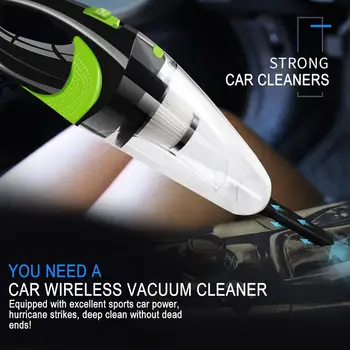 

Wireless Car Cleaner Dust Collector Detachable Universal Car Vacuum Cleaner for Dry and Wet for 4000Pa