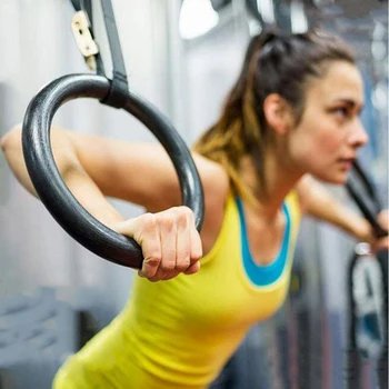 

2 PCS Replacement Fitness Ring Gymnastic Ring for Full Body Strength Muscular Bodyweight Training Cross-Training