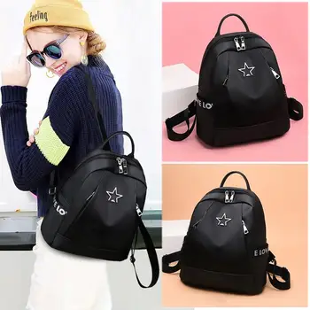 

Hot Sale Backpacks Solid Color Korean Schoolbag for Women Girl Student Travel Casual Backpack Shopping Knapsack Shopping