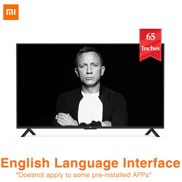 Xiaomi TV 4A 65 дюймов 4K HDR 3840*2160 искусственный интеллект голосовой ТВ Bluetooth пульт