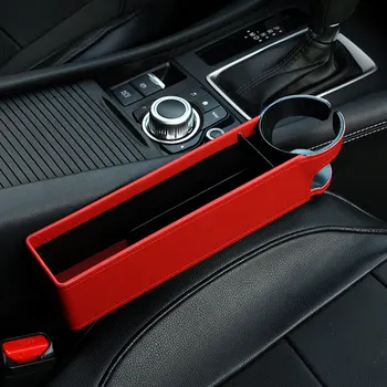 

Detachable Multi-function Catcher Easy Install Case Filler Car Seat Accessories Organiser Pocket PU Leather Storage Box