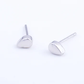 

Water droplets Earring 925 Sterling Silver Oval Shape Stud Earrings For Women Accesories Geometric Fashion Jewelry