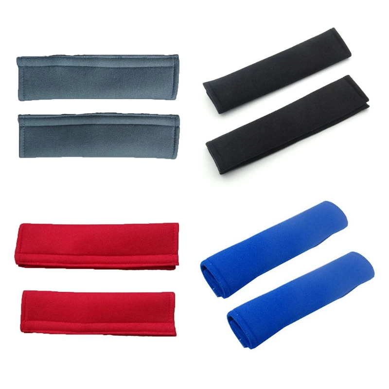 2 unids/set de cinturón de seguridad de coche para niños, funda de felpa, cinturón de seguridad, correa de hombro protectora