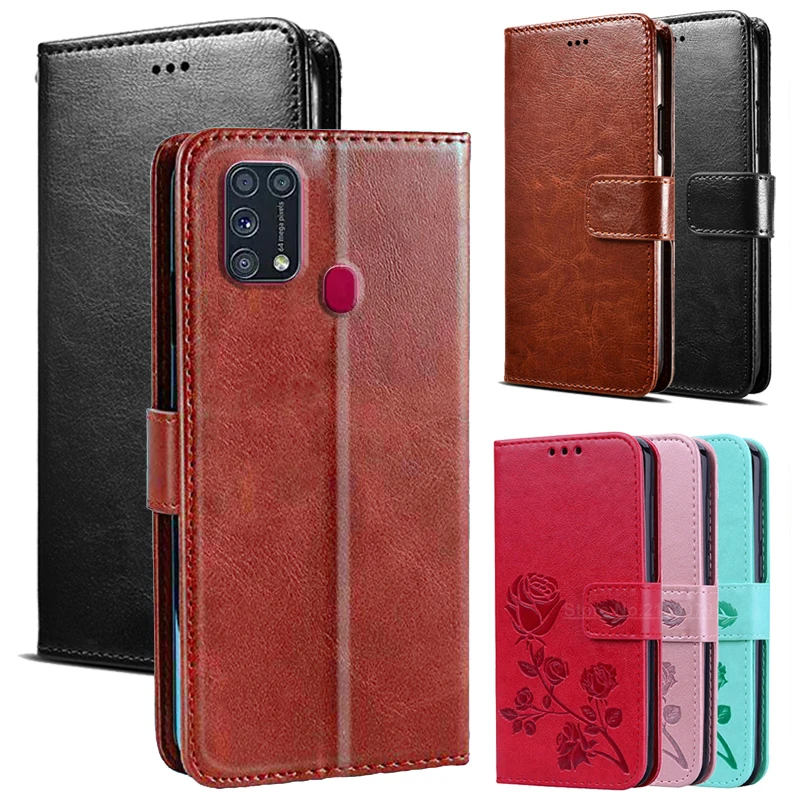 Чехол для Samsung Galaxy M01 M11 M21 M31 M51 откидной чехол кошелек M01s M21s M31s защитный