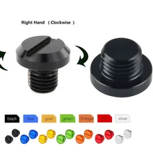 Mirror Screw Moto-Accessories Hole-Plug Kawasaki Yamaha Suzuki Honda M10--1.25 for Clockwise