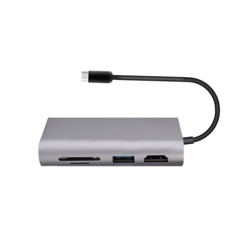 Type-c 3,1-usb-хаб из алюминиевого сплава 4 порта Usb3.0 высокоскоростной концентратор type-C конвертер