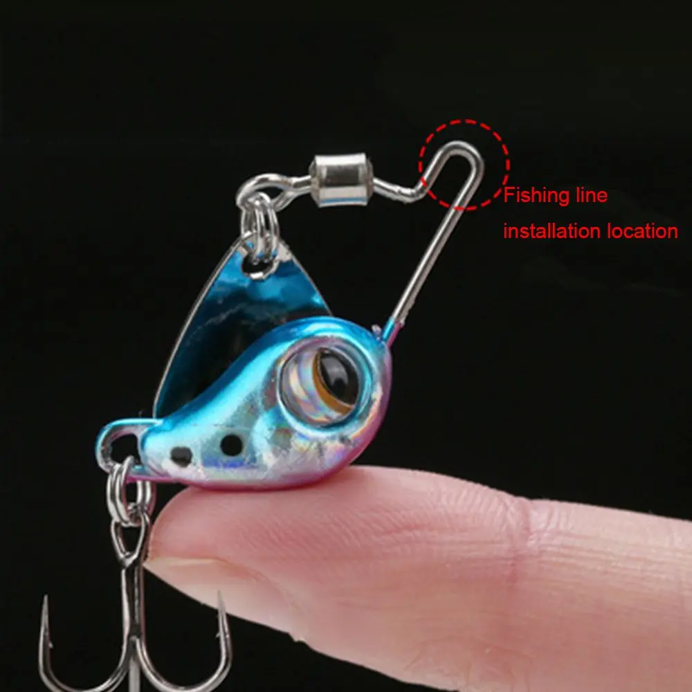 Pack De 8 Leurres De Pêche Micro Métal VIB - Lames 3.5g, 5g, 7g - Cuillères Pour Truite, Basse