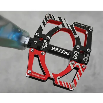 

MZYRH Bike Pedals 3 Bearing Ultralight CNC Cycling Sealed Flat Pedals BMX MTB Cycling Sports Accessories