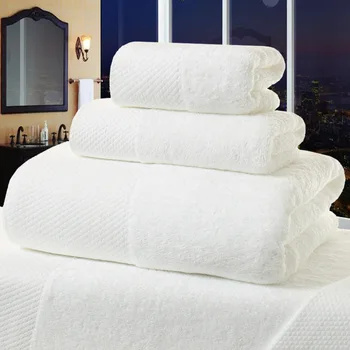 

5 stars Hotel 100% cotton white Bath Towel thick Beach Towel Fast Drying Soft High Absorbent Antibacterial