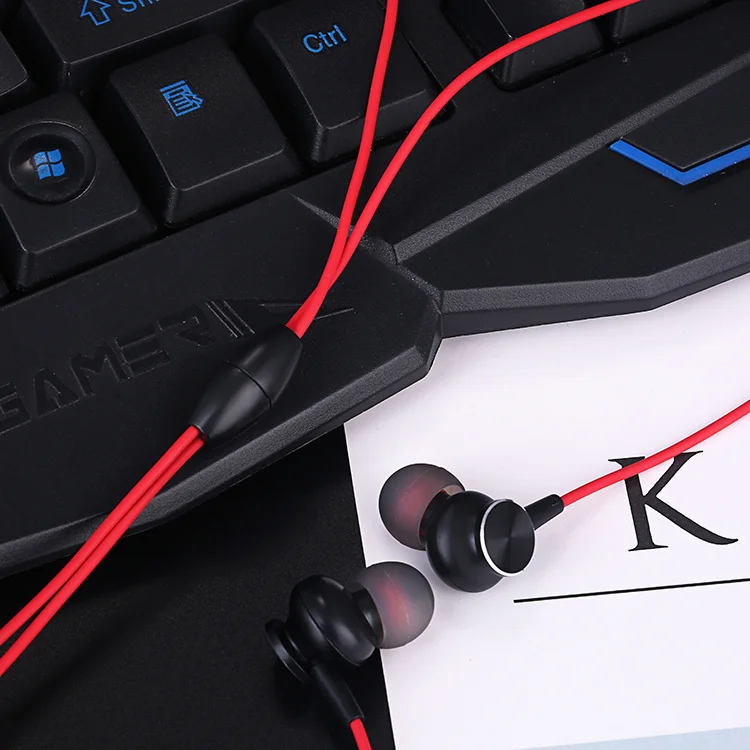 3.5mm Magnets In Ear Earphones Bass Music Headset Earphone Sport Stereo Earbuds With Mic For Phone MP3 Samsung Xiaomi Huawei 