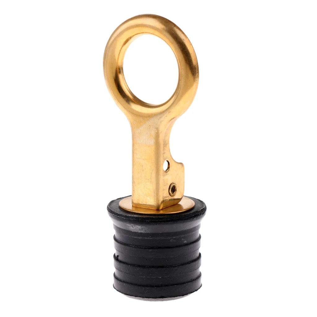 

30mm Brass Snap Lock Drain Plug For Marine Coolers Boat Hulls Livewell