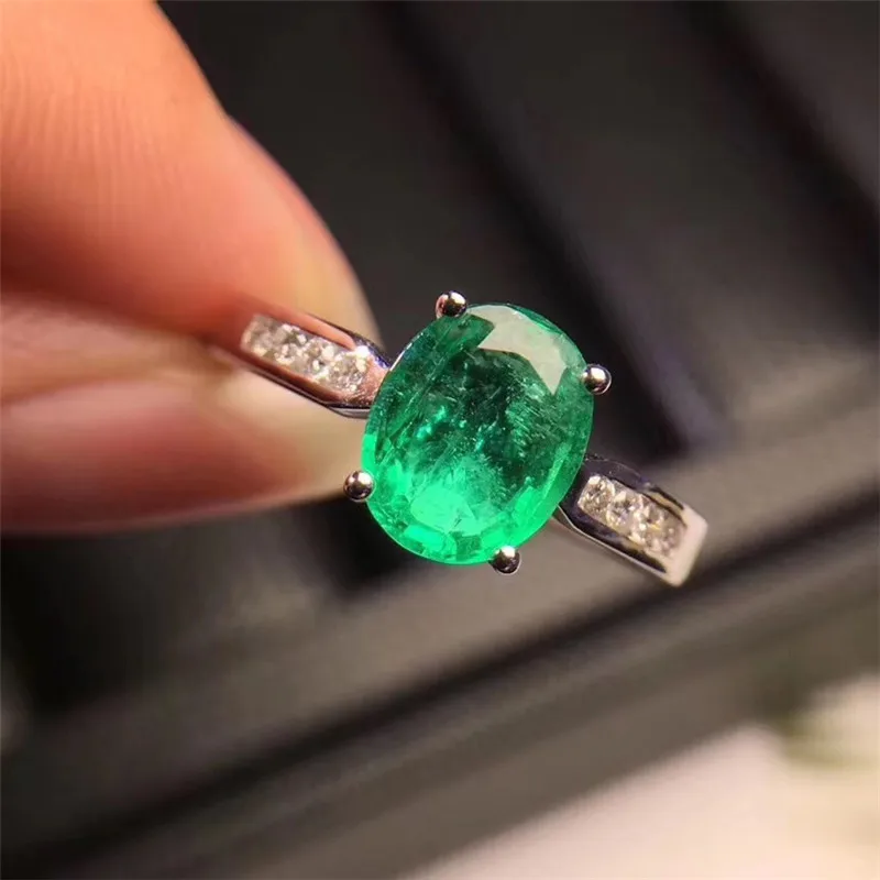 WHOLESALE 5PC 925 SOLID STERLING SILVER CUT GREEN EMERALD RING LOT Y671 