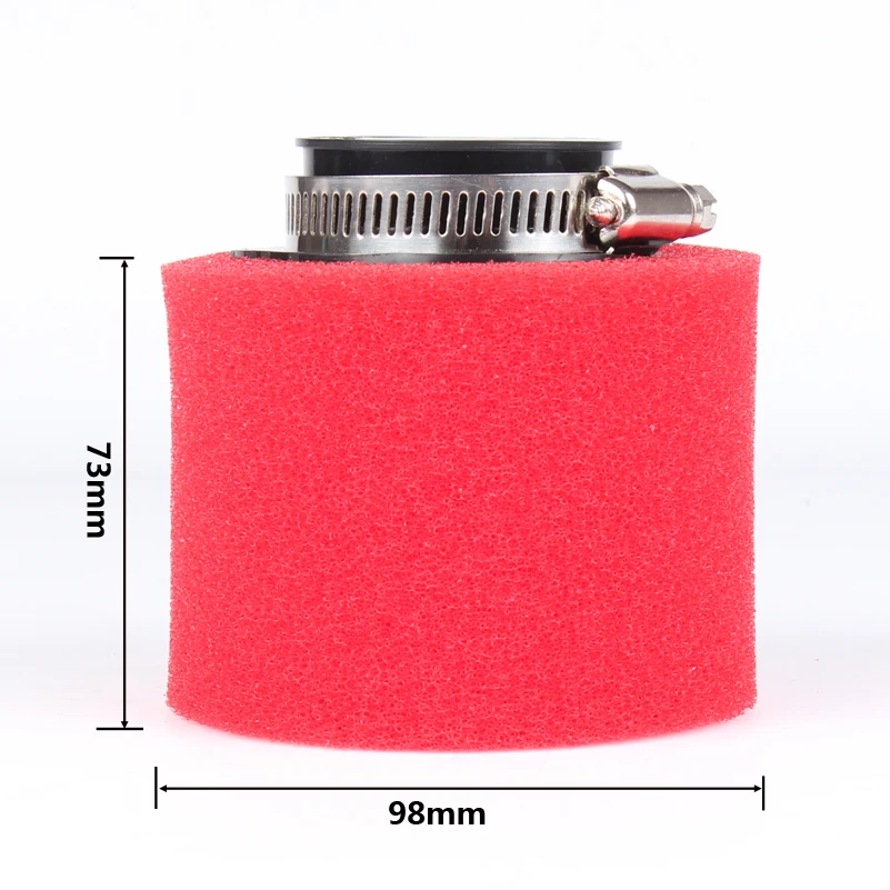 Motorcycle 42mm Air Filter Degree ANGLED FOAM Pod Cleaner For pz30 carburetor 200cc 250cc ATV PIT DIRT BIKE 45 air filter motorcycle air filter air filter cleaner motocross air filter