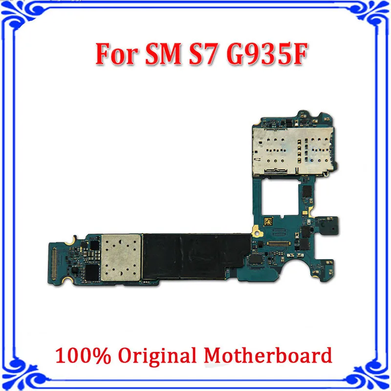 

32GB main plate for samsung Galaxy S7 Edge G935F original mainboard install Andorid system firmware motherboard logic board