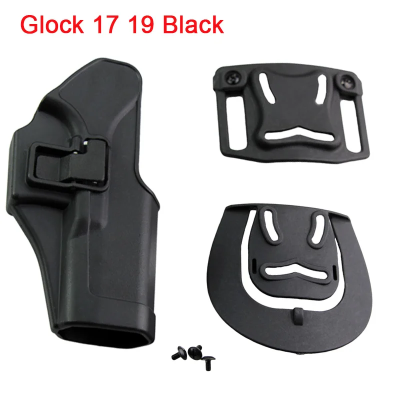 Glock Black Тактический пистолет кобура для Glock 17 19 Beretta M9 Кольт 1911 Sig Sauer P226 USP Airsoft кобура для пистолета сумка чехол охотничьи принадлежности - Цвет: Glock Black