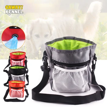 

CAWAYI KENNEL Mini Outdoor Waist Bag Portable Treat Bag Training Dog Pocket Food Snack Bag Haversack Pet Supplies D1810