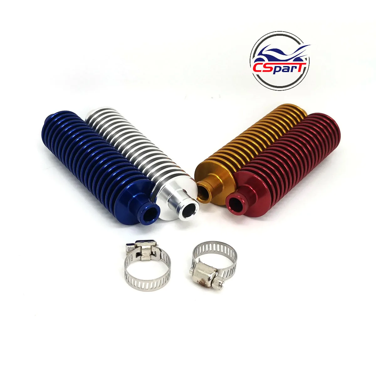 Motorcycle Radiator Oil Cooler CNC Long Aluminum Radiator for water cooled bike 39CC 49CC MT A4 Blata ZPF Polini Engine Bike 118mm motorcycle radiator oil cooler