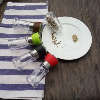 

IVYSHION 1PCs Seasoning Muller Handy Manual Salt Pepper Mill Grinder Cookware Spice Gadget Pepper Shaker Kitchen Seasoning Can