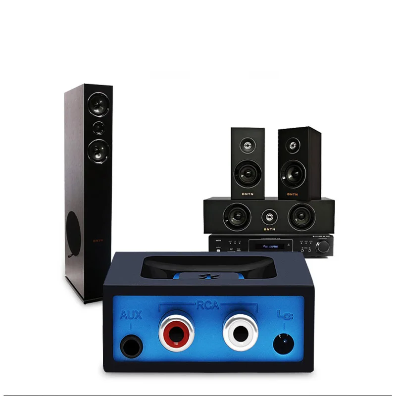 Bluetooth 5,0 аудио приемник беспроводной Bluetooth аудио адаптер без потерь HiFi стерео APTX поддержка AUX+ 2* RCA вход G1049
